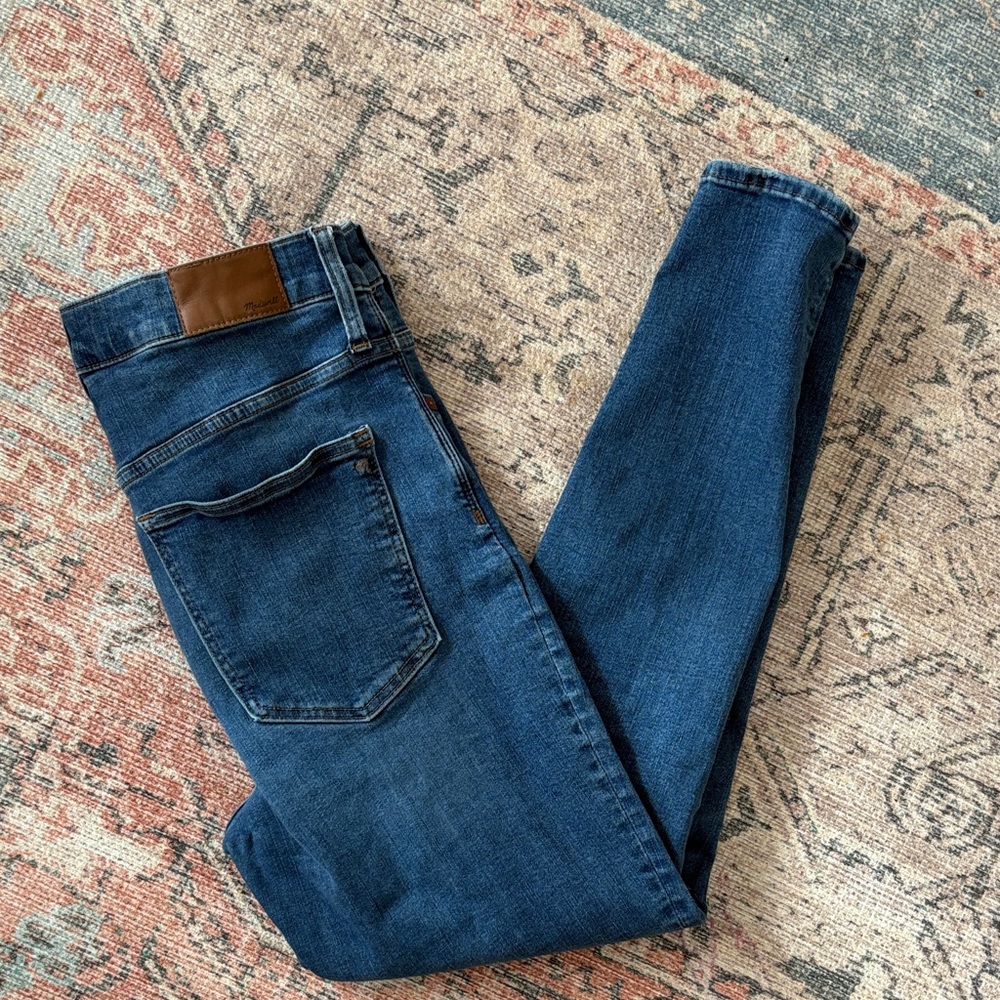 Madewell Mid-Rise Skinny Jeans in Blue